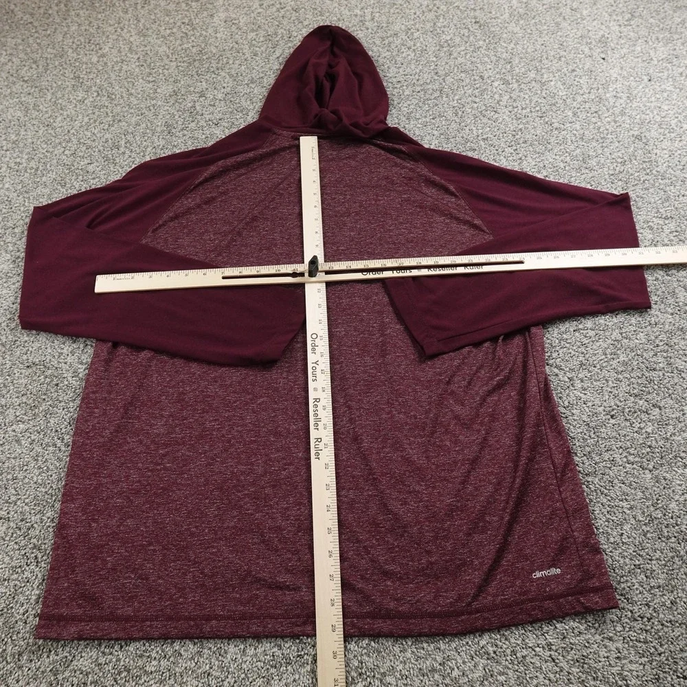 Cleveland Cavaliers Shirt Mens 2XL Red NBA Basketball Adidas Pullover Hoodie Top
